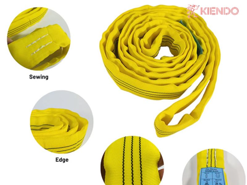 Đặc điểm kỹ thuật của Dây cáp vải bản tròn