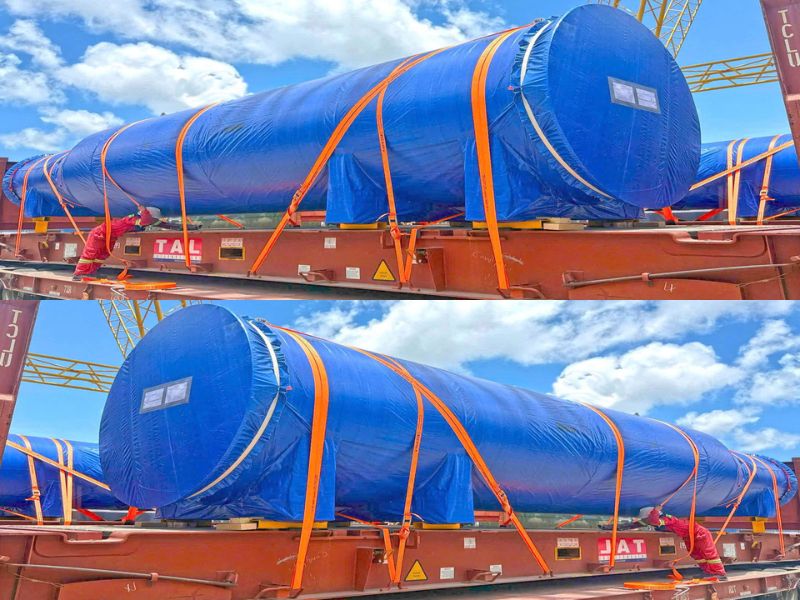 Chằng buộc turbine công nghiệp xuất khẩu với Kiến Đỏ