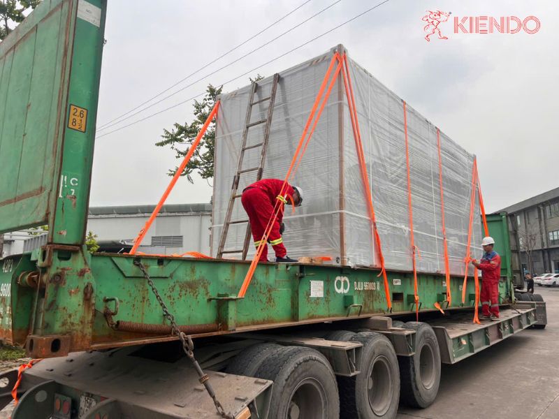 Sai lầm khi chằng buộc hàng hóa Nguyên nhân khiến nhiều lô hàng gặp sự cố