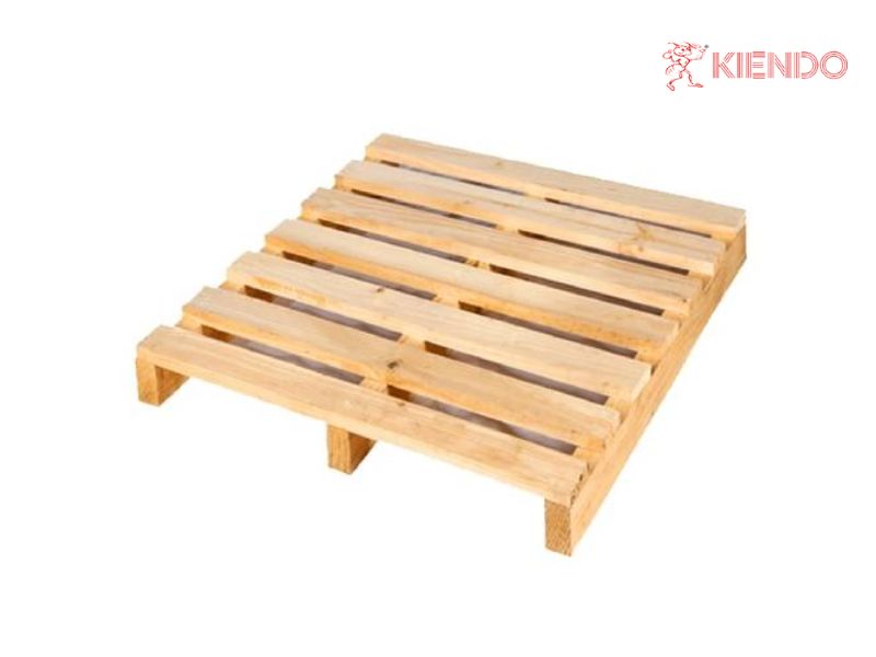 Pallet gỗ 2 cổng nâng